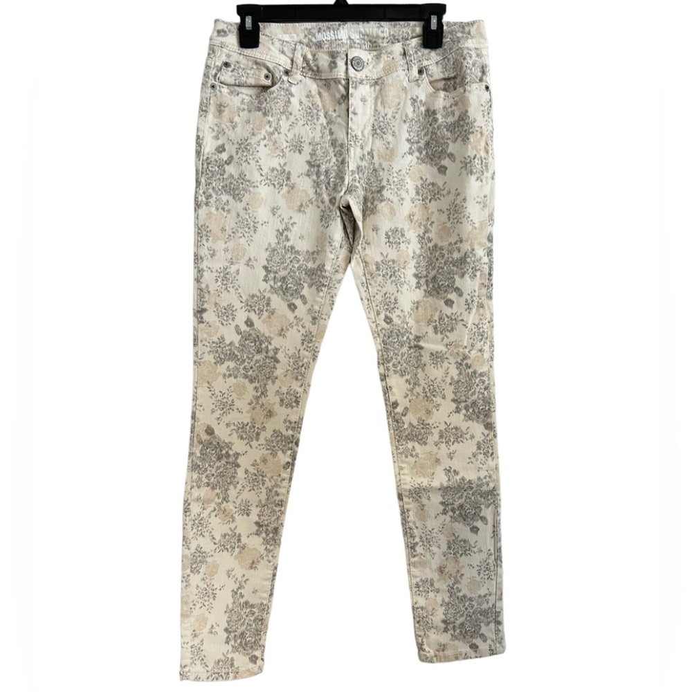 Mossimo Floral Skinny Jeans Fit 6 Womens Size 9. - Picture 1 of 8